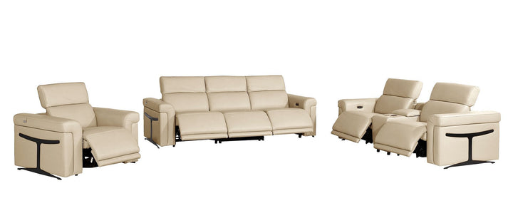 1126 - 7-Piece Modular Power Reclining Sofa, Loveseat &amp; Chair Set In With 6 Power Recliners &amp; Power Headrests