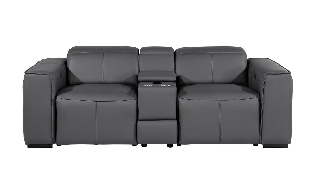 1224 - 3-Piece Modular Power Reclining Loveseat In With 2 Power Recliners &amp; Power Headrests