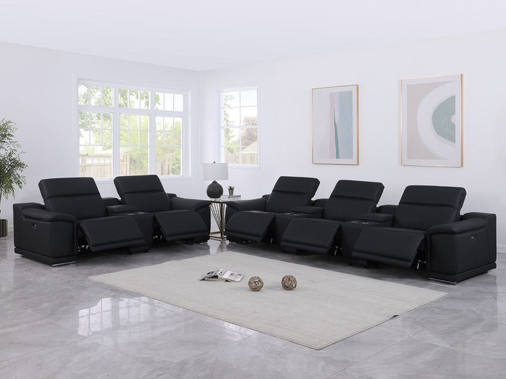 9762 - 8-Piece Modular Power Reclining Sofa And Console Loveseat Set With