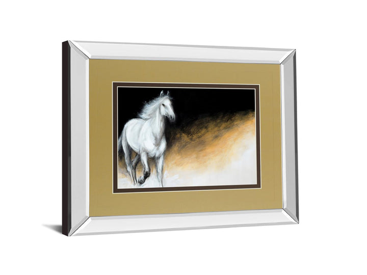 Light And Dark By Milenko Katic - Mirror Framed Print Wall Art - White