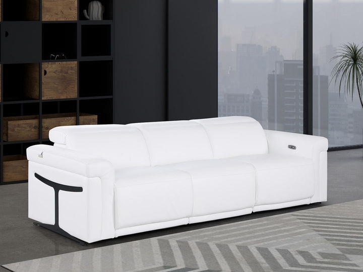 1126 - 3-Piece Modular Power Reclining Sofa In With 2 Power Recliners & Power Headrests