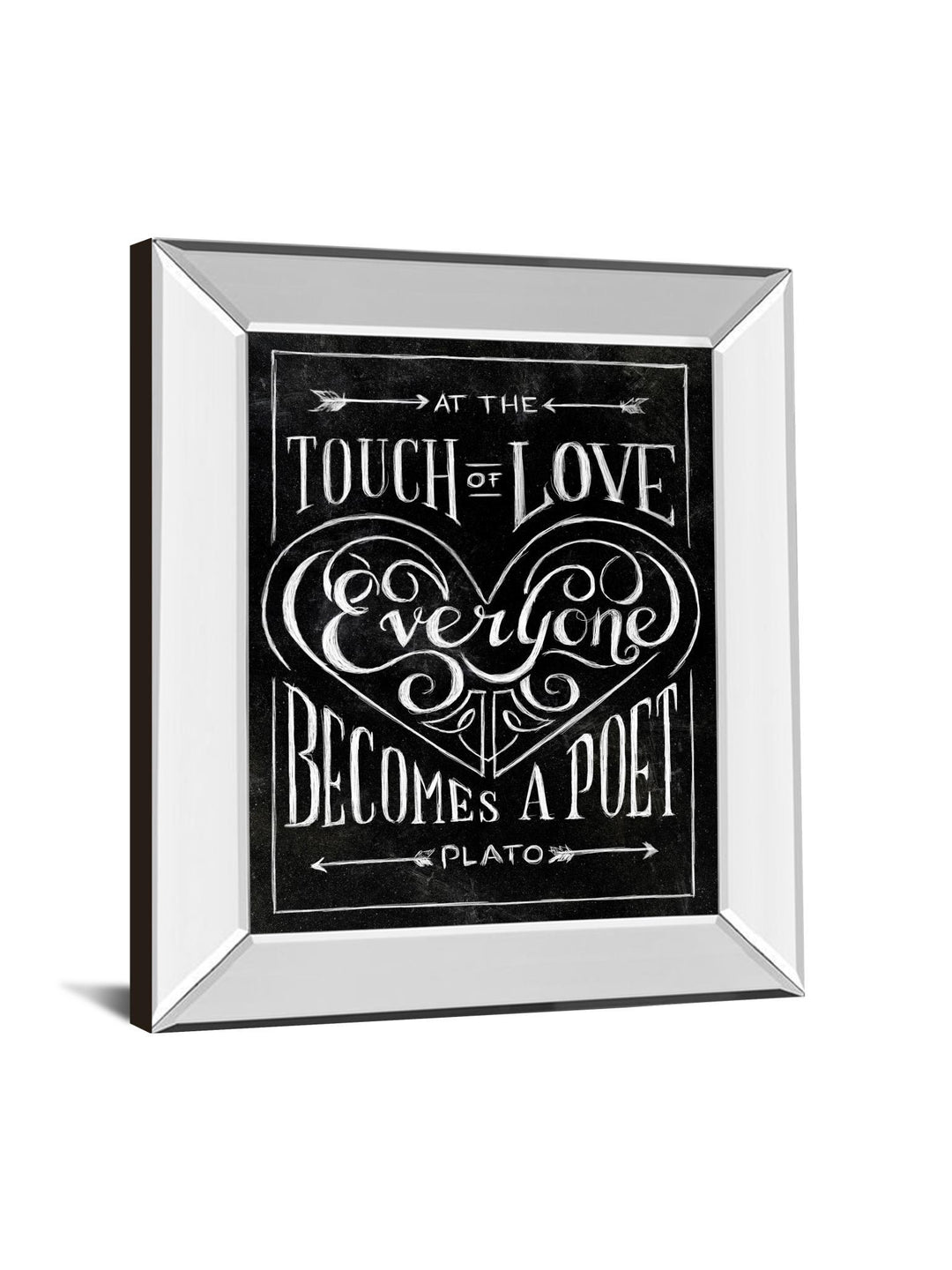 Everyone Becomes By Sundance Studio - Mirror Framed Print Wall Art - Black