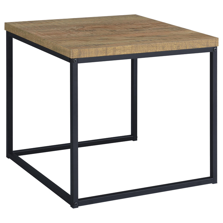 Straden 3-piece Engineered Wood Coffee Table Set Mango and Black