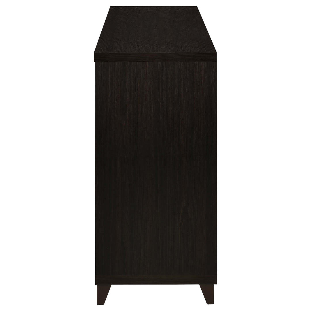 Lewes 2-door Engineered Wood 60-inch TV Stand Cappuccino