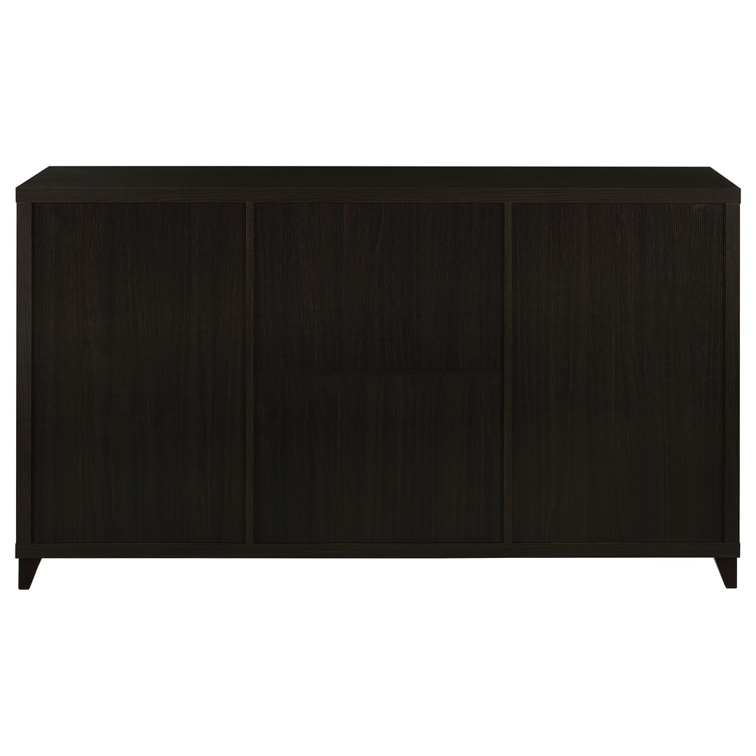 Lewes 2-door Engineered Wood 60-inch TV Stand Cappuccino
