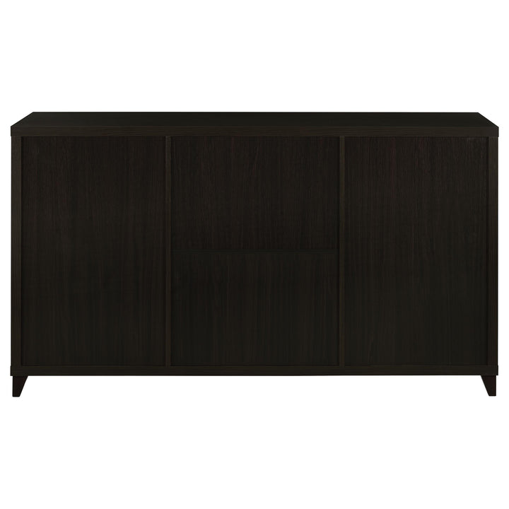 Lewes 2-door Engineered Wood 60-inch TV Stand Cappuccino