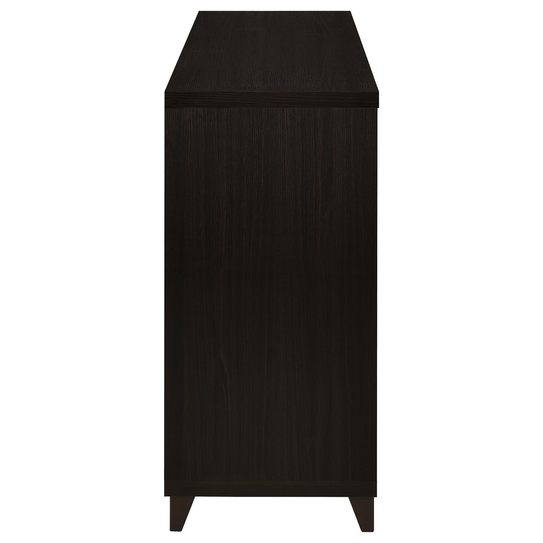 Lewes 2-door Engineered Wood 60-inch TV Stand Cappuccino
