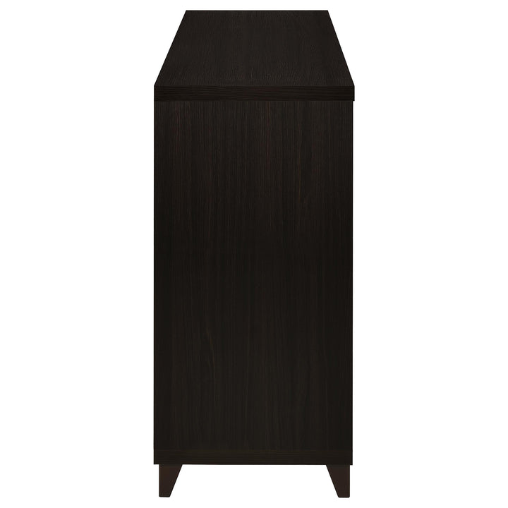 Lewes 2-door Engineered Wood 60-inch TV Stand Cappuccino