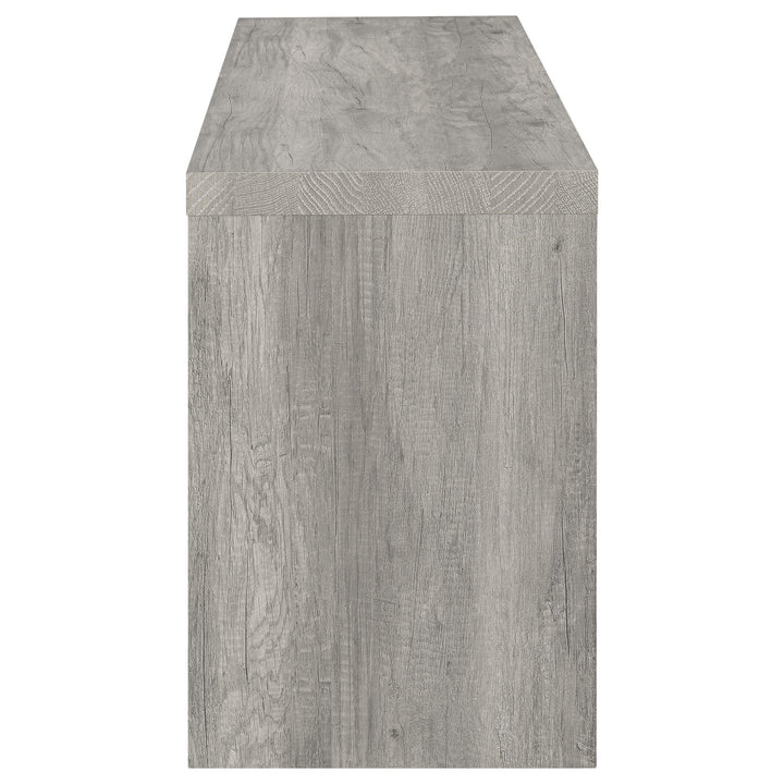 Burke 3-piece 59-inch TV Entertainment Center Grey Driftwood