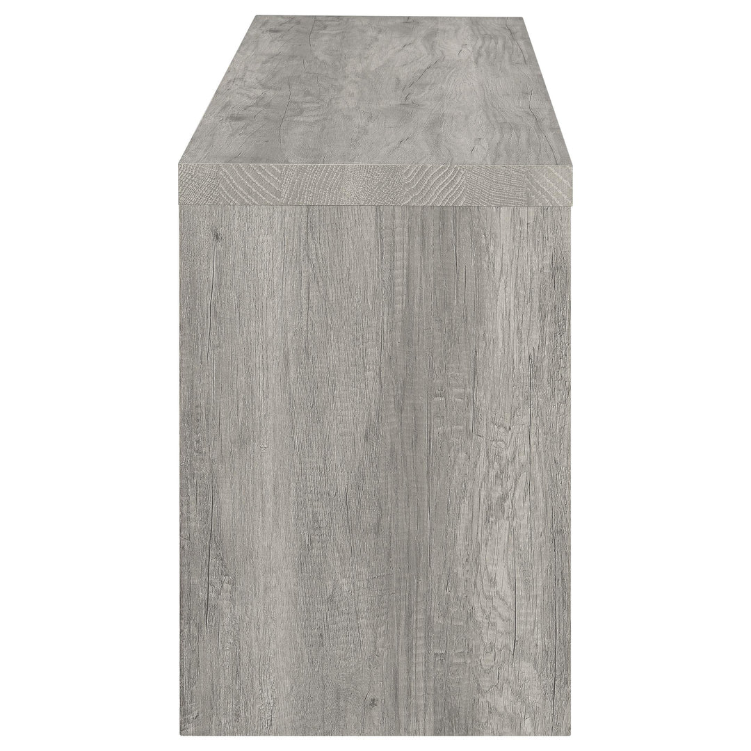 Burke 3-piece 59-inch TV Entertainment Center Grey Driftwood