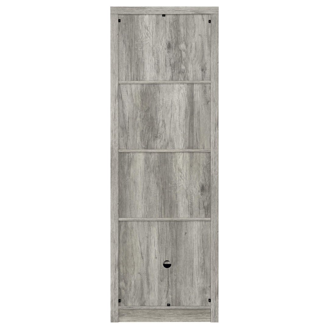 Burke 3-piece 59-inch TV Entertainment Center Grey Driftwood
