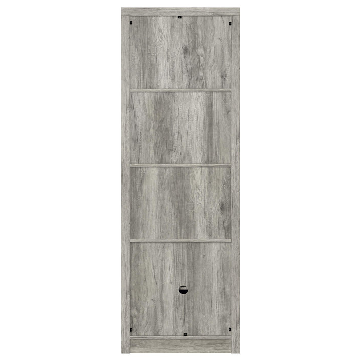 Burke 3-piece 59-inch TV Entertainment Center Grey Driftwood