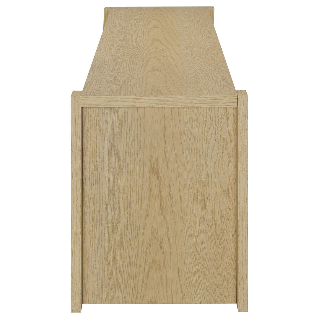 Laurelton 78-inch 4-door TV Stand Media Console Light Oak