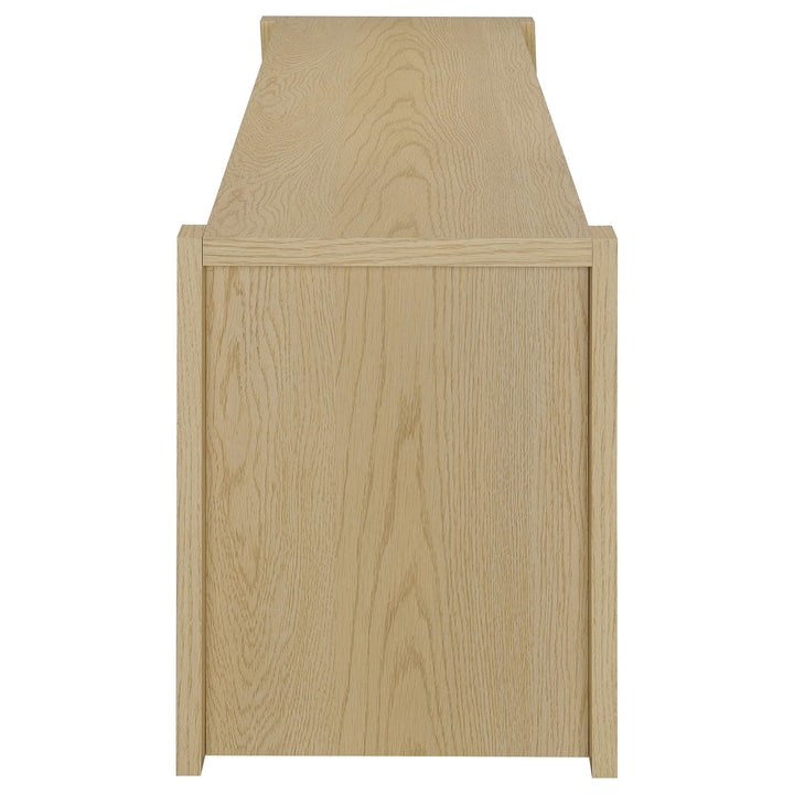 Laurelton 78-inch 4-door TV Stand Media Console Light Oak
