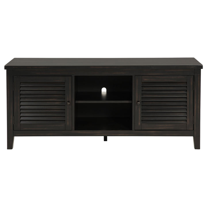 Concord 2-door 60-inch TV Stand Console Distressed Java