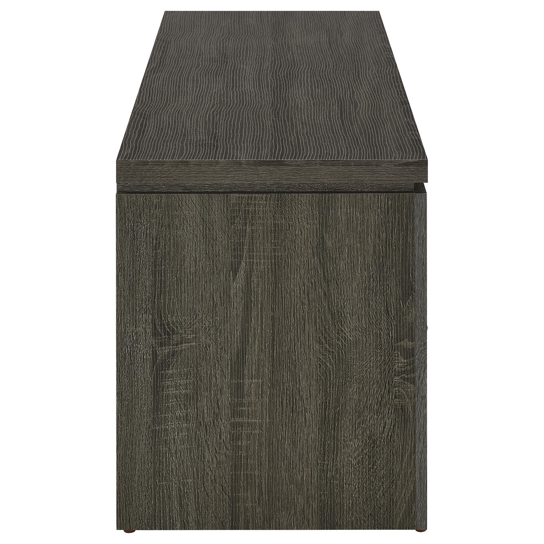 Elkton 2-drawer Engineered Wood 59-inch TV Stand Weathered Grey