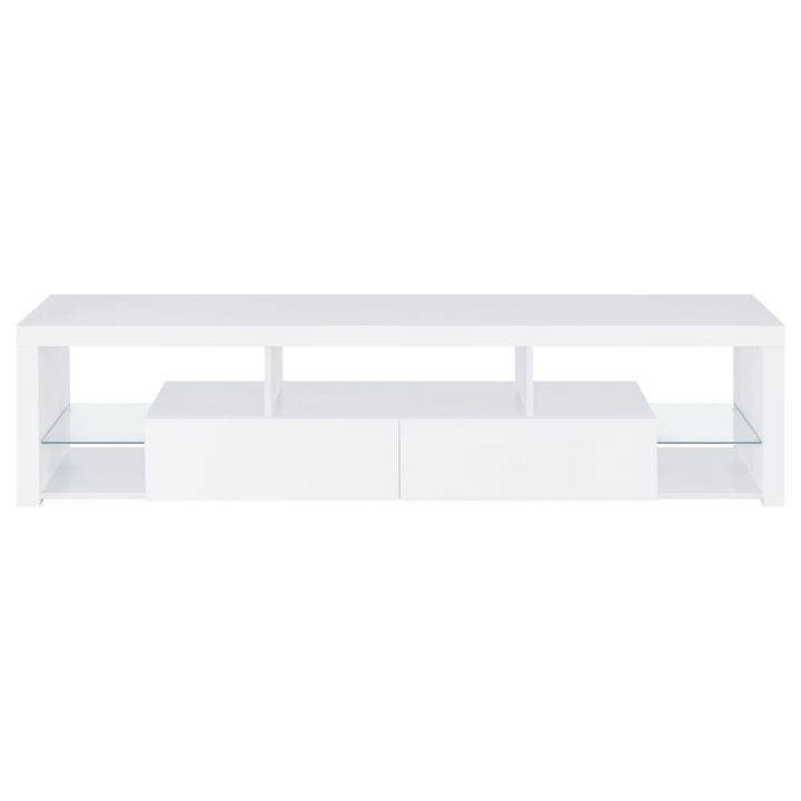 Jude 3-piece 71-inch TV Entertainment Center White High Gloss