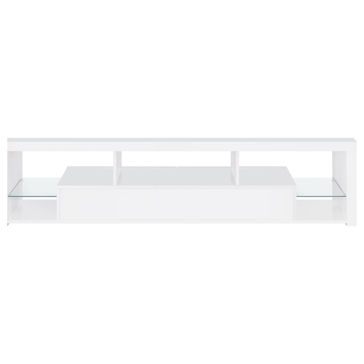 Jude 3-piece 71-inch TV Entertainment Center White High Gloss