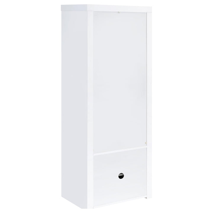 Jude 3-piece 71-inch TV Entertainment Center White High Gloss