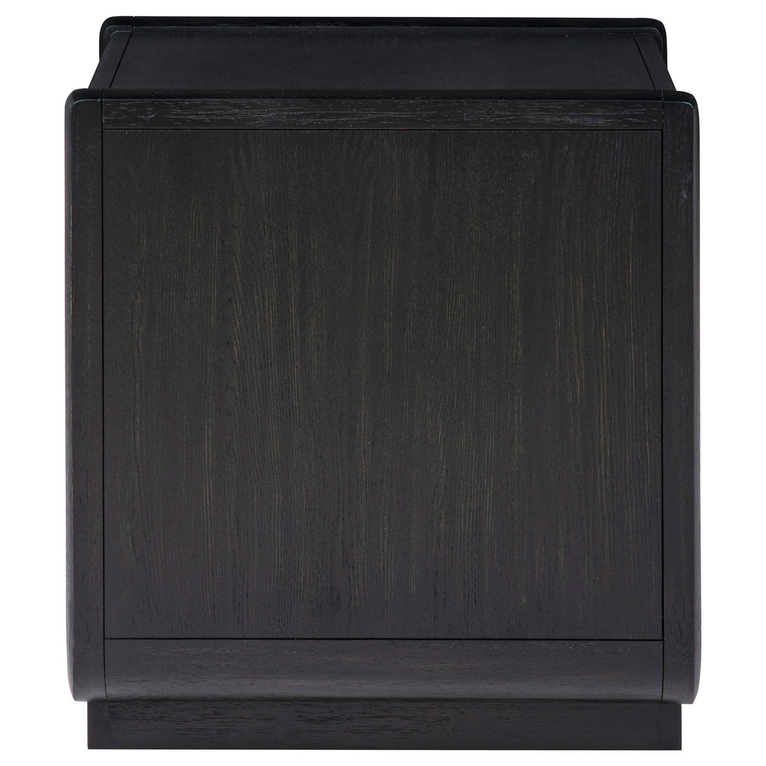 Leandro 1-drawer Wood Occasional Side End Table Burnished Black