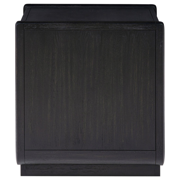 Leandro 1-drawer Wood Occasional Side End Table Burnished Black