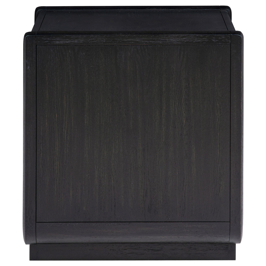 Leandro 2-piece Wood Coffee and End Table Set Burnished Black