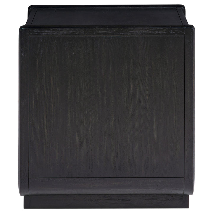 Leandro 2-piece Wood Coffee and End Table Set Burnished Black
