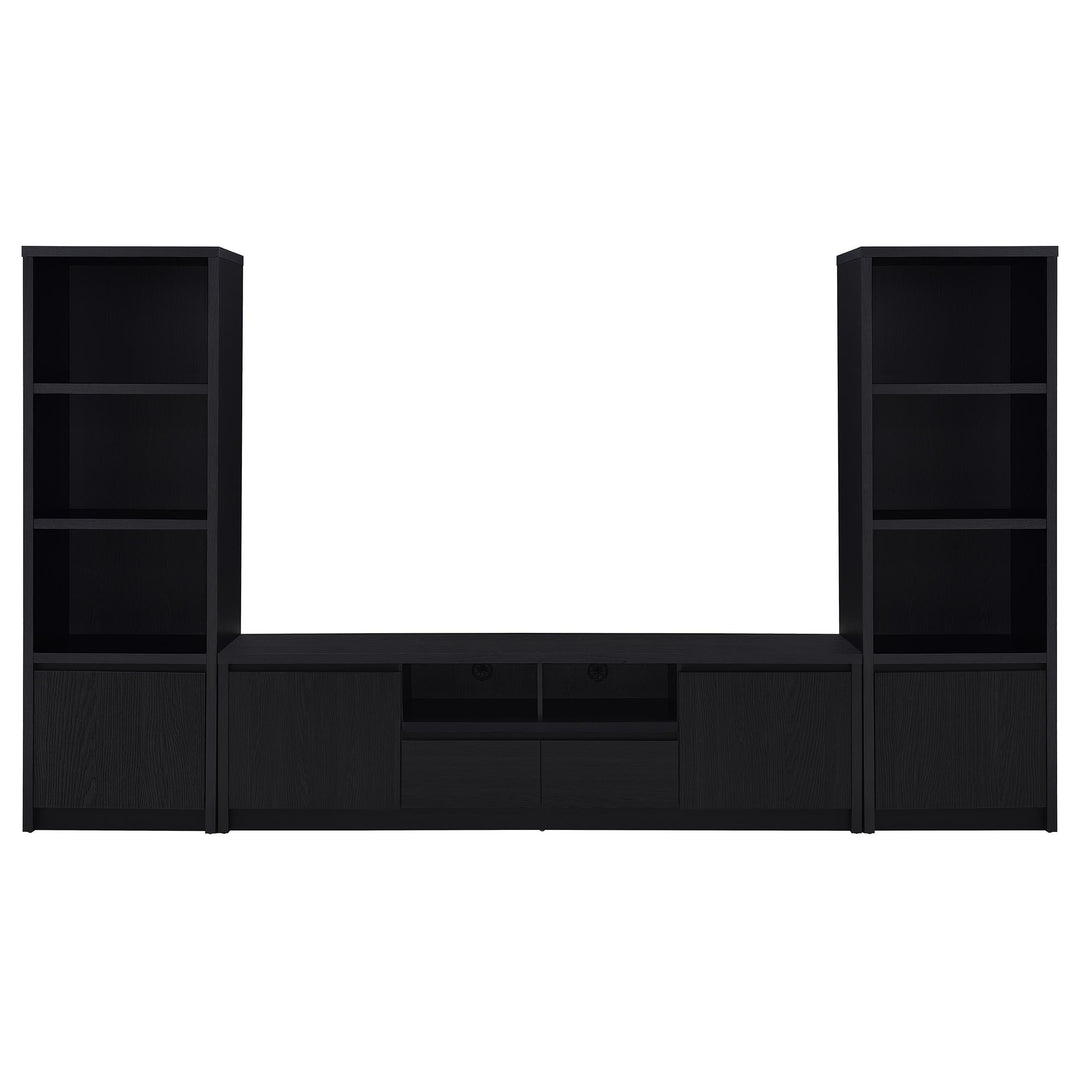 Winfield 78-inch 2-door TV Stand Media Console Black