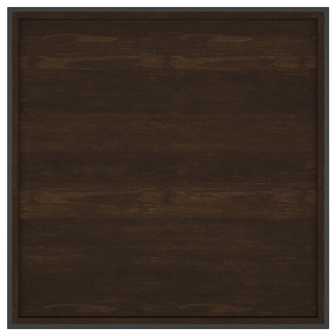 Fulton 30-inch Square Mango Wood Coffee Table Dark Brown