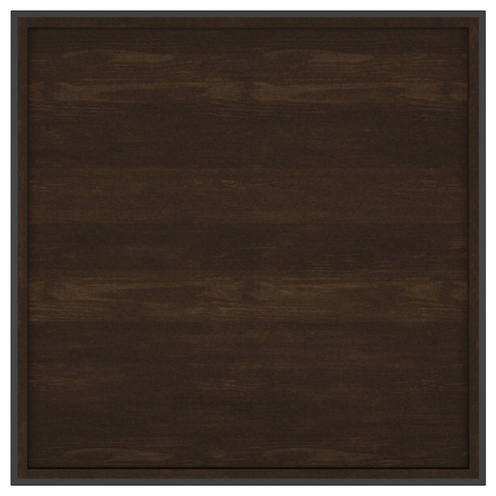 Fulton 30-inch Square Mango Wood Coffee Table Dark Brown