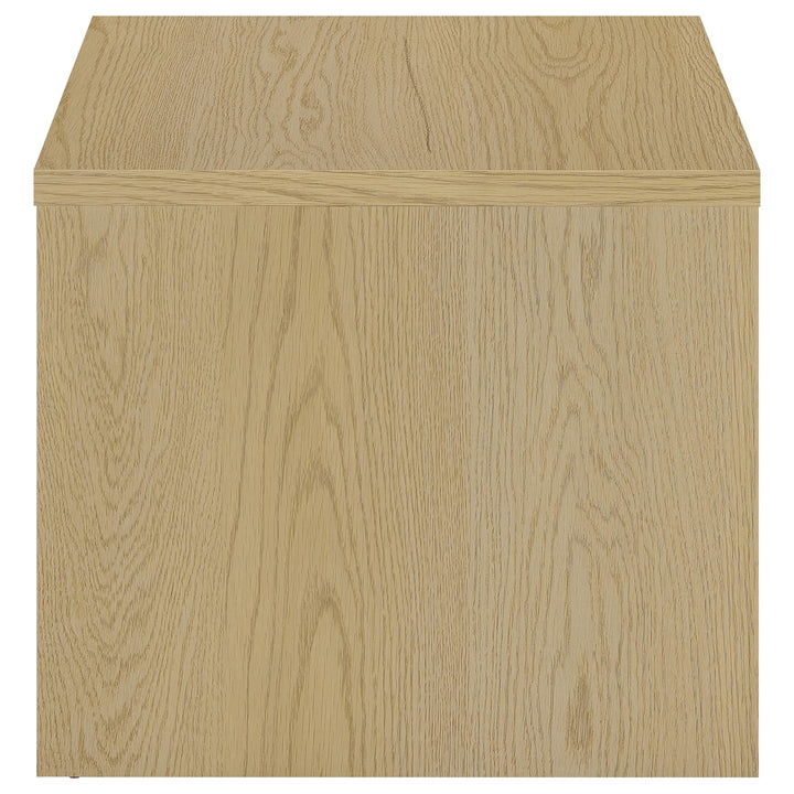 Canoga 2-piece Lift Top Cocktail Coffee Table Set Light Oak