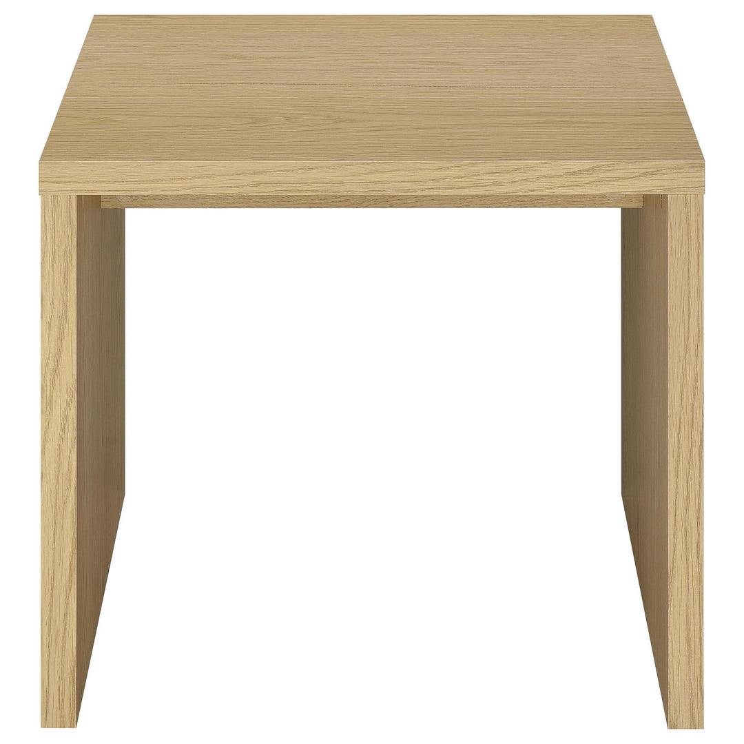Canoga 3-piece Lift Top Cocktail Coffee Table Set Light Oak