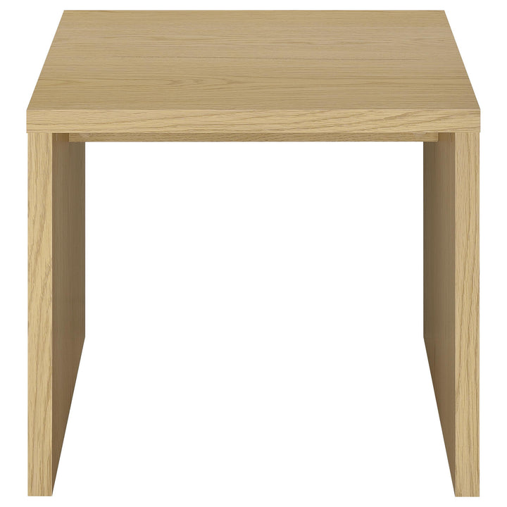 Canoga 3-piece Lift Top Cocktail Coffee Table Set Light Oak