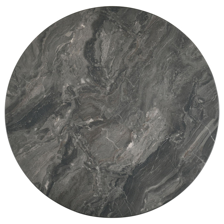 Bradley 3-Piece Round SmartTop Coffee Table Set Smokey Grey and Brown