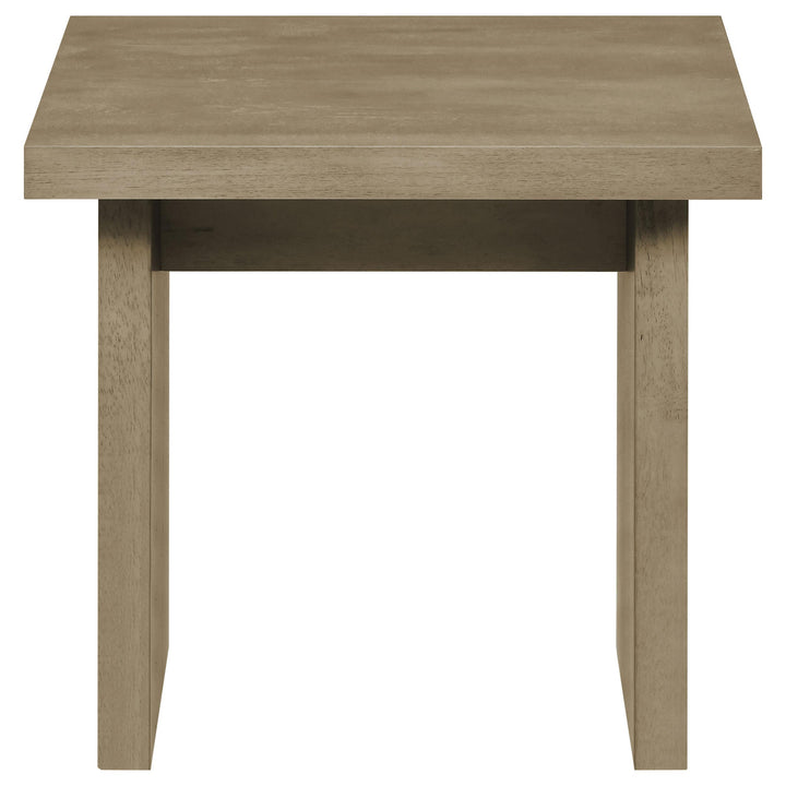 Decker 2-piece Coffee and End Table Set Natural Oak