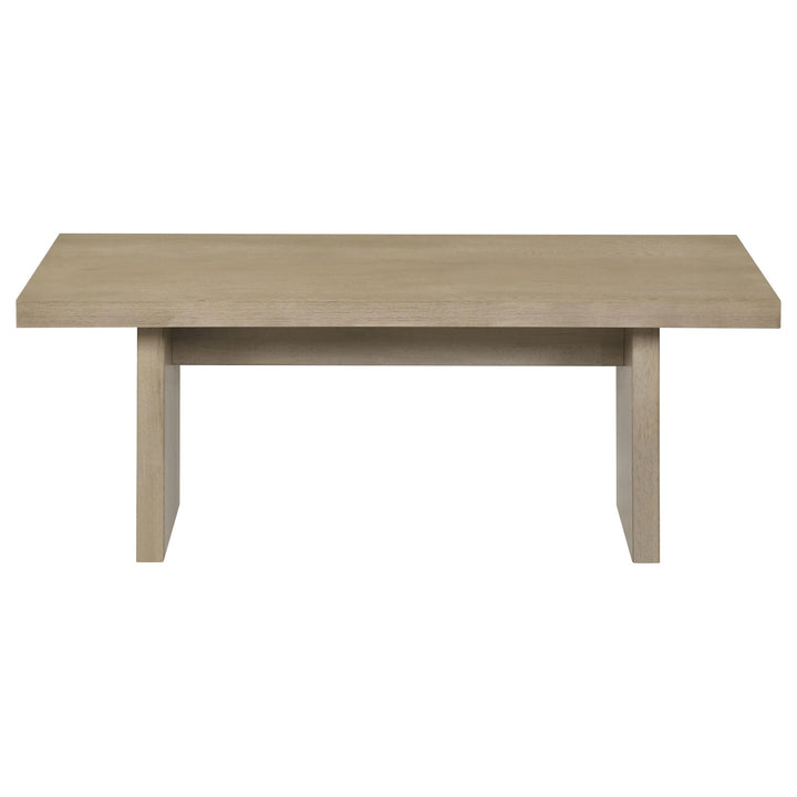 Decker 2-piece Coffee and End Table Set Natural Oak