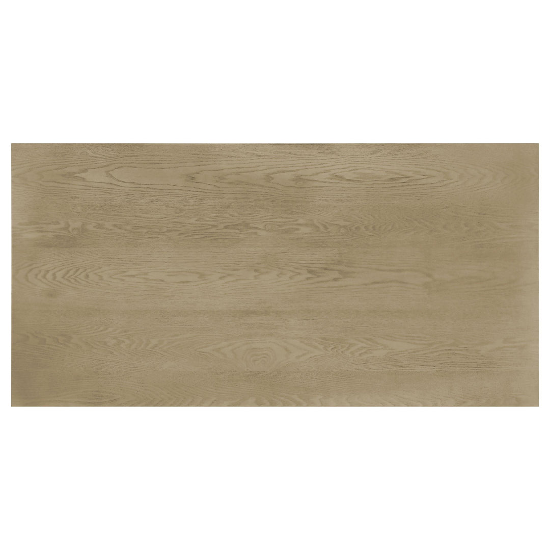 Decker 47-Inch Rectangular Cocktail Coffee Table Natural Oak