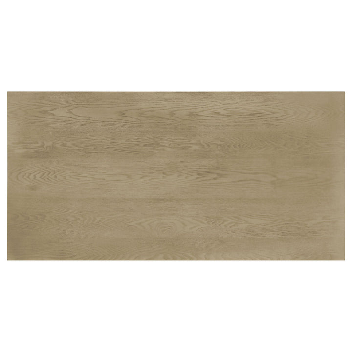 Decker 47-Inch Rectangular Cocktail Coffee Table Natural Oak