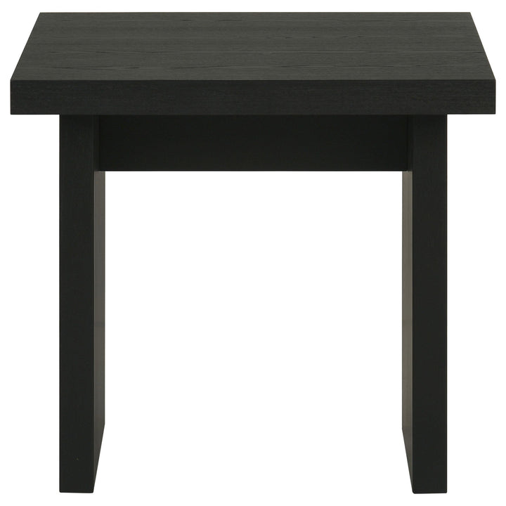 Decker Square Occasional Side End Table Black