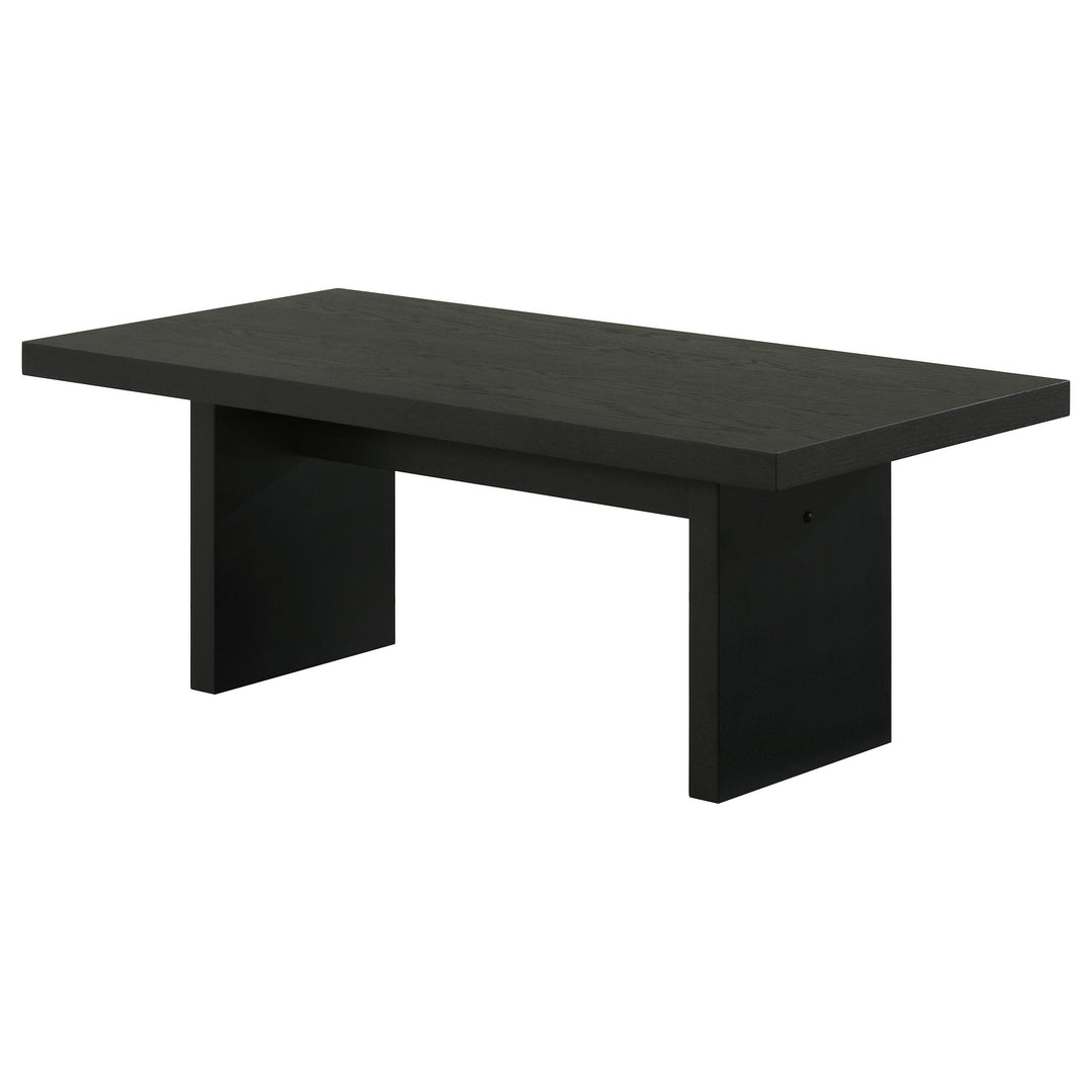 Decker 47-Inch Rectangular Cocktail Coffee Table Black