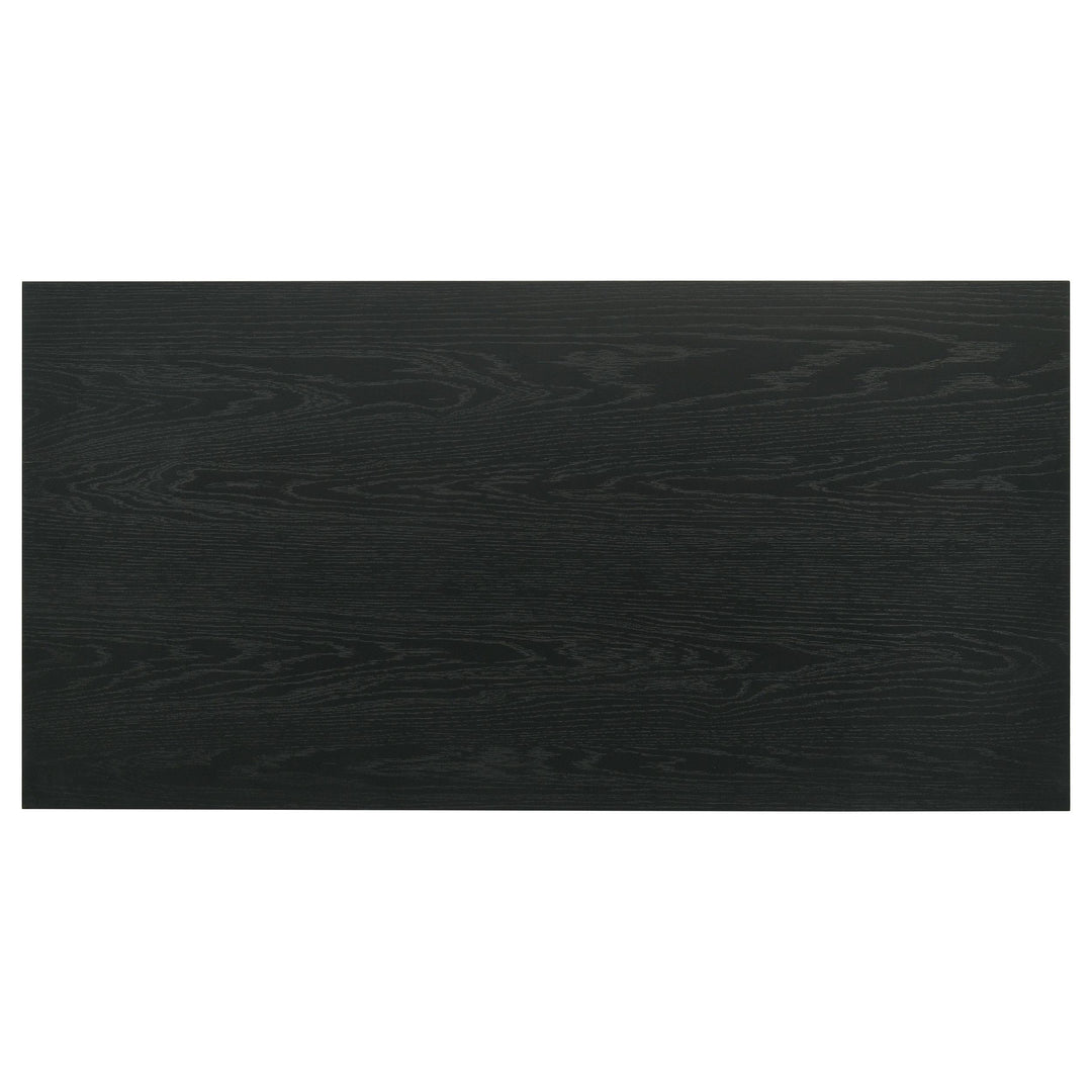 Decker 47-Inch Rectangular Cocktail Coffee Table Black