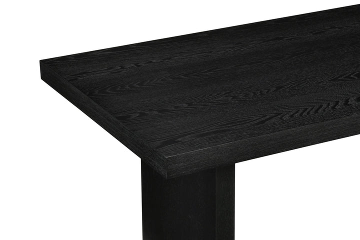 Decker 47-Inch Rectangular Cocktail Coffee Table Black