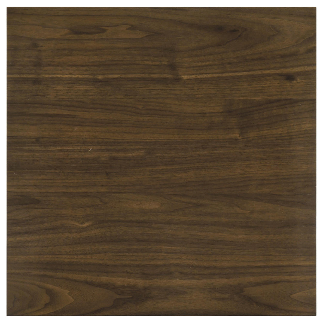 Decker Square Occasional Side End Table Walnut