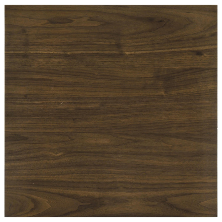 Decker Square Occasional Side End Table Walnut