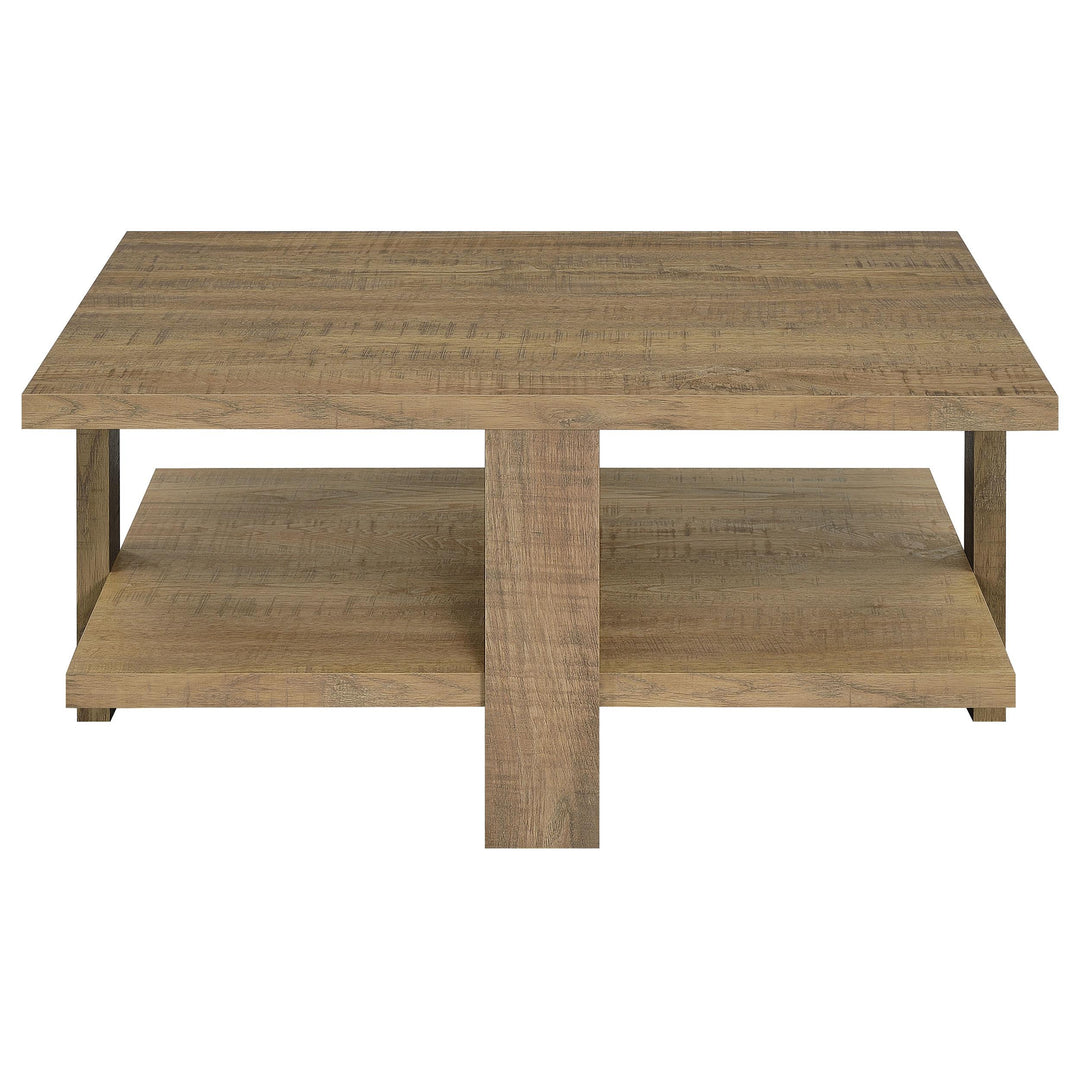 Dawn Square Engineered Wood Coffee Table Mango Brown