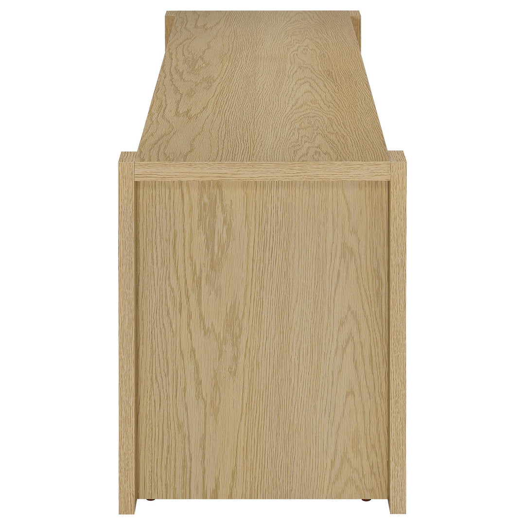 Laurelton 60-inch 2-door TV Stand Media Console Light Oak