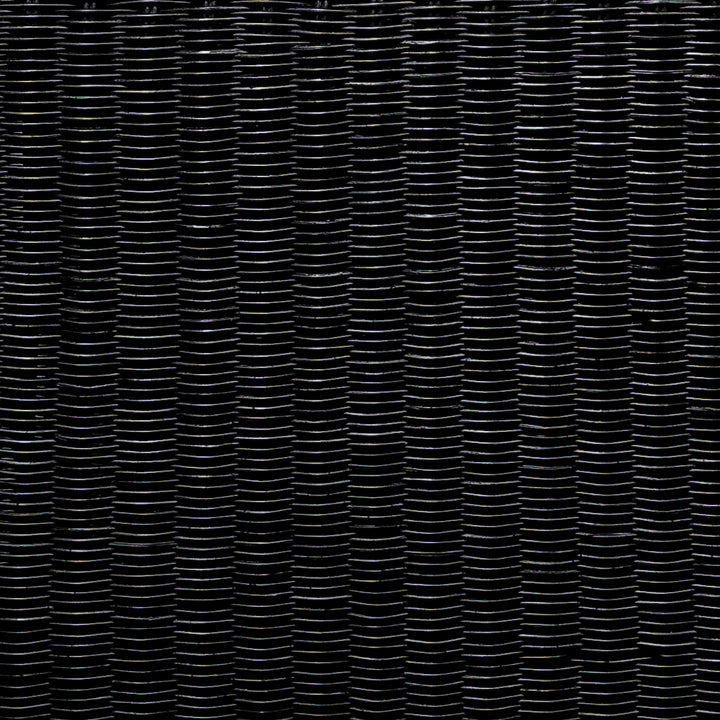 Cahya Woven Rattan Square Coffee Table Black