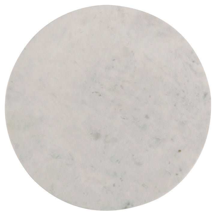 Astoria 2-piece Marble Coffee and End Table Set White