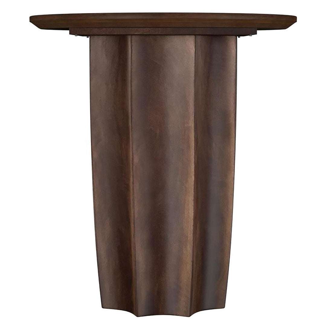 Cayenne 2-piece Solid Mango Wood Coffee Table Set Walnut