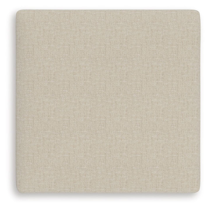 LadyMae - Twill - Oversized Accent Ottoman